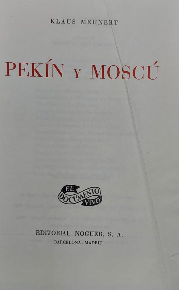PEKIN Y MOSCU