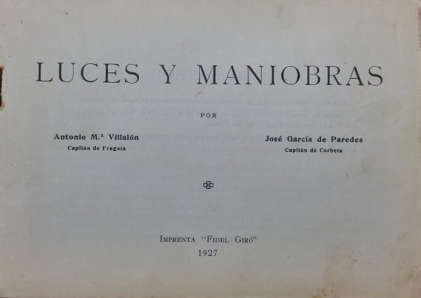 LUCES Y MANIOBRAS