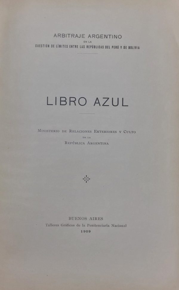 Libro Azul