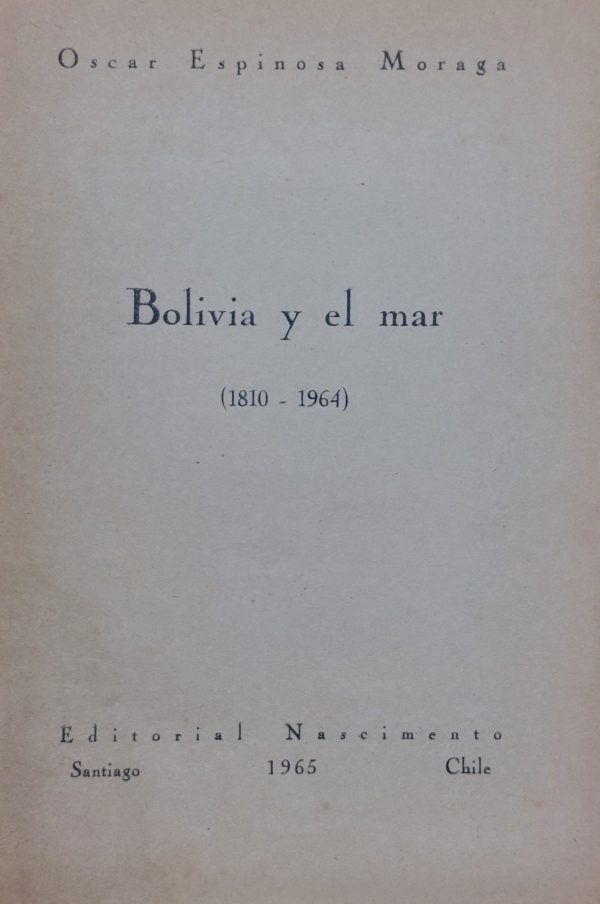 Bolivia y el Mar (1810-1964)