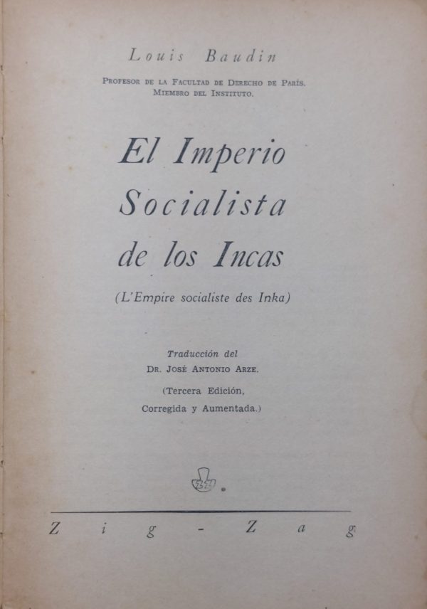 El imperio socialista de los incas.