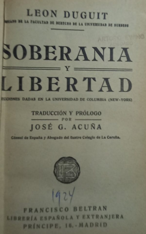 SOBERANIA Y LIBERTAD