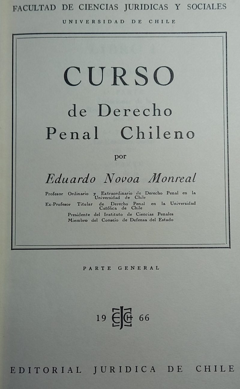 CURSO DE DERECHO PENAL CHILENO (PARTE GENERAL)
