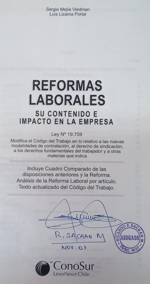 REFORMAS LABORALES SU CONTENIDO E IMPACTO EN LA EMPRESA
