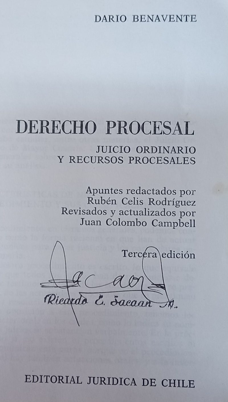 DERECHO PROCESAL, JUICIO ORDINARIO Y RECURSOS PROCESALES