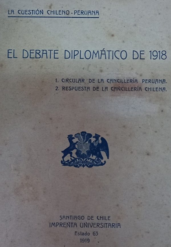 EL DEBATE DIPLOMATICO DE 1918