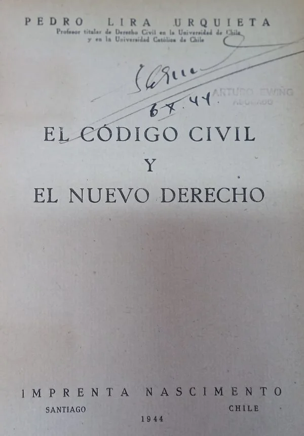 EL CODIGO CIVIL Y EL NUEVO DERECHO