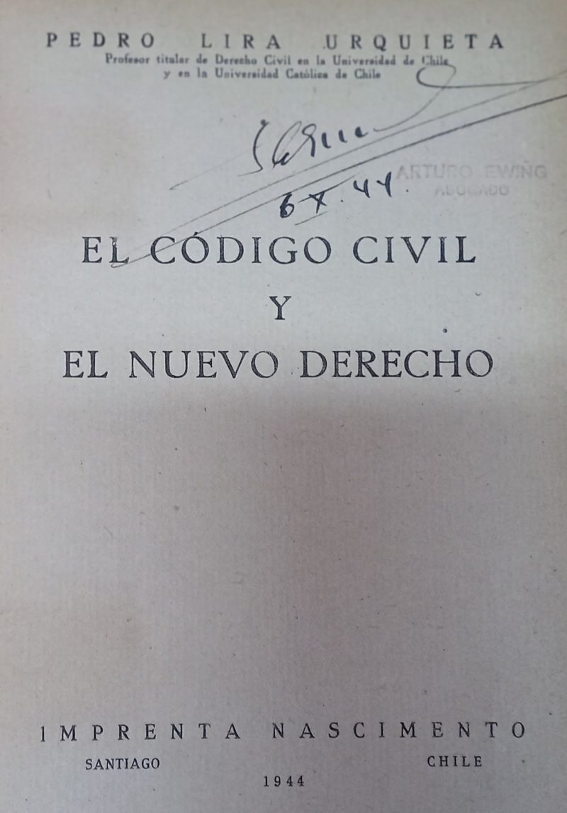 EL CODIGO CIVIL Y EL NUEVO DERECHO