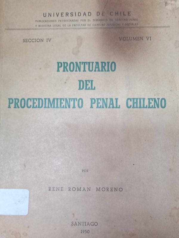 PRONTUARIO DEL PROCEDIMIENTO PENAL CHILENO