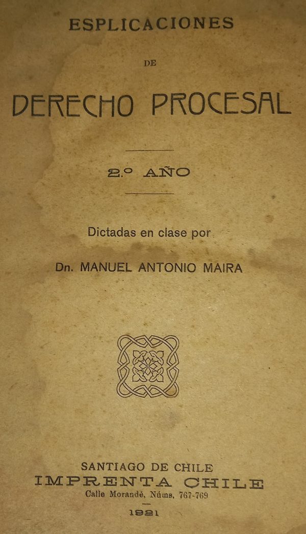 ESPLICACIONES DE DERECHO PROCESAL 2º AÑO