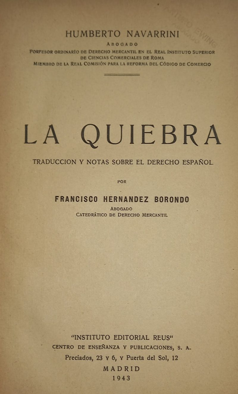 LA QUIEBRA