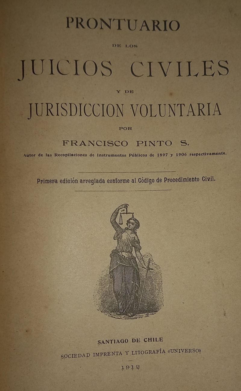 PRONTUARIO DE LOS JUICIOS CIVILES Y DE JURIDICCION VOLUNTARIA