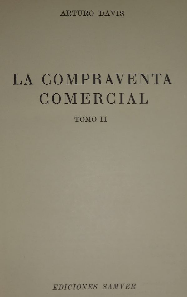 LA COMPRAVENTA COMERCIAL
