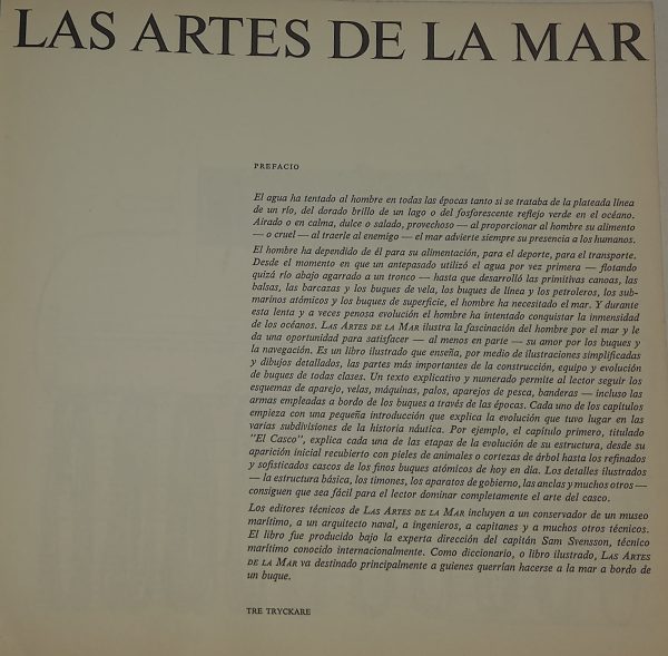 LAS ARTES DE LA MAR