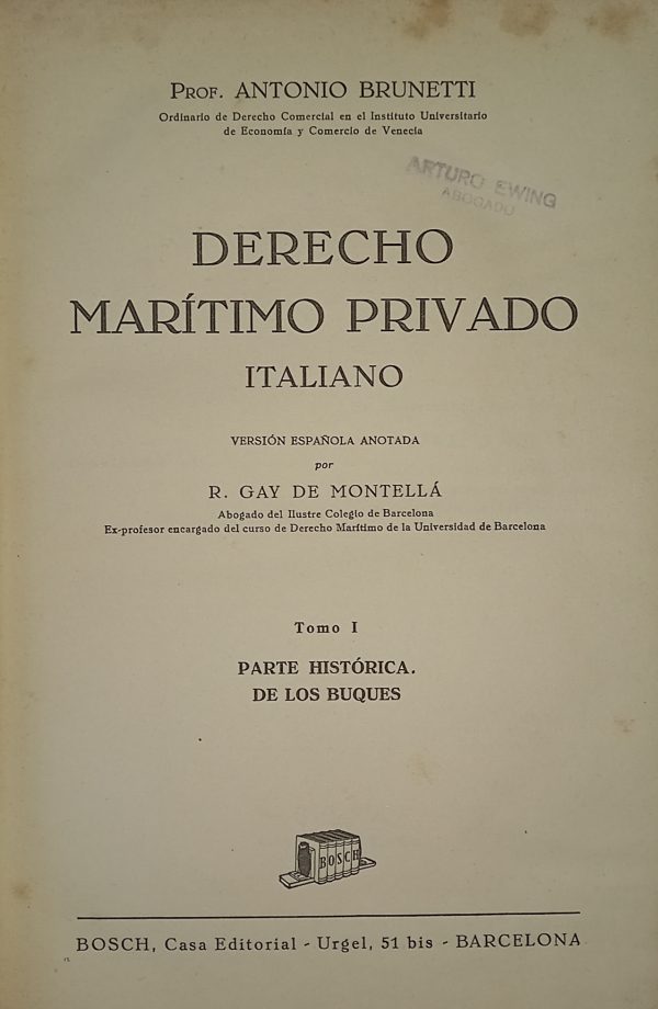 DERECHO MARITIMO PRIVADO ITALIANO - Imagen 5