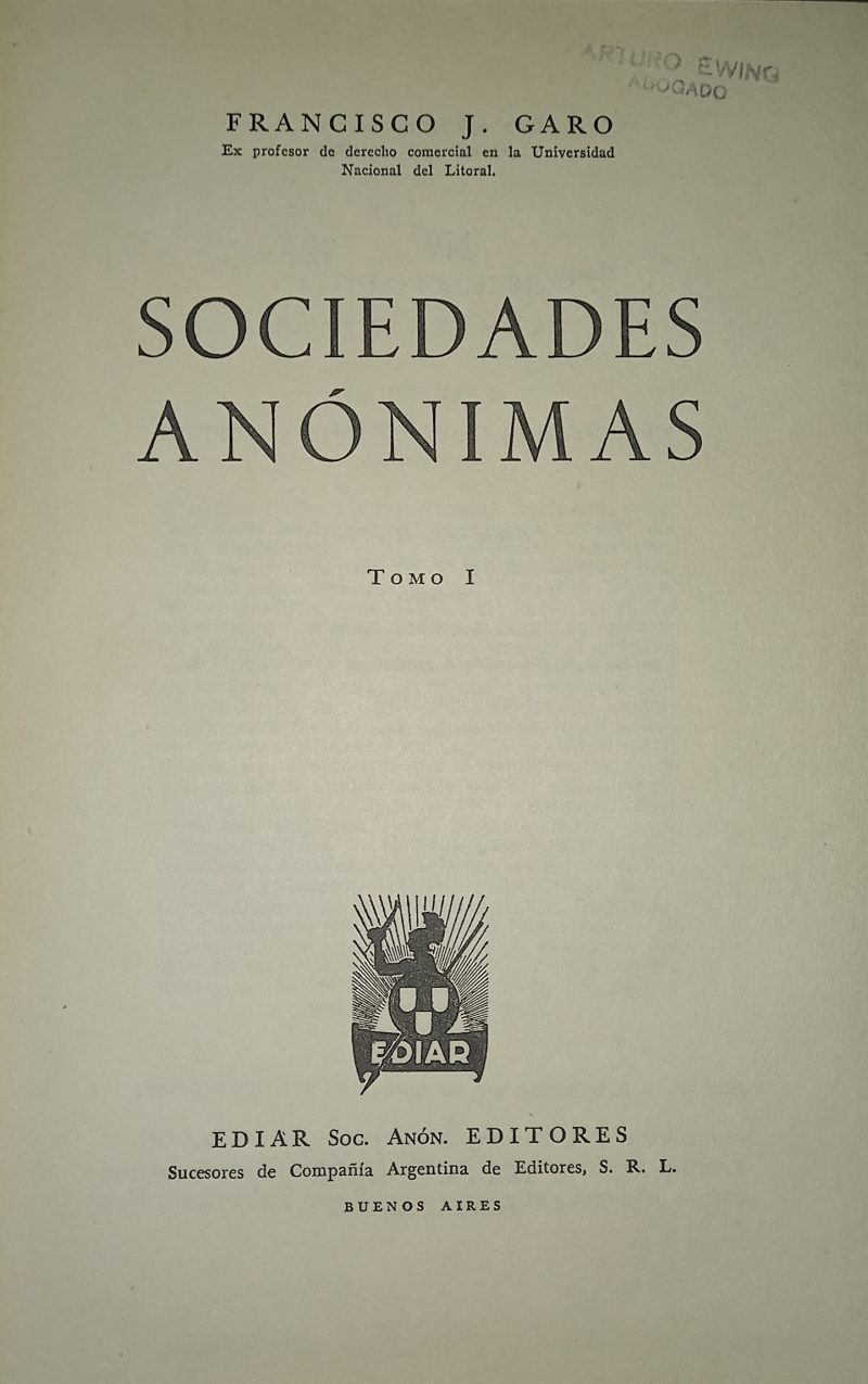 SOCIEDADES ANONIMAS