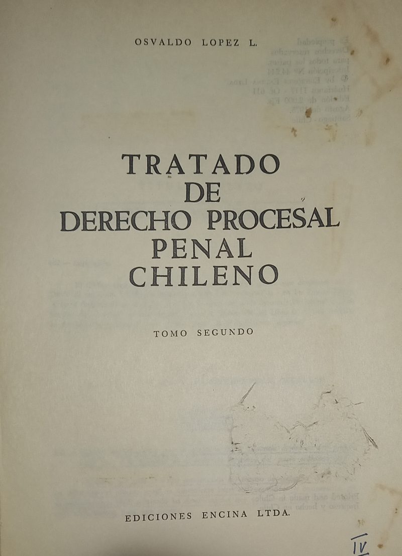 Tratado de  Derecho Procesal Penal Chileno - Imagen 4
