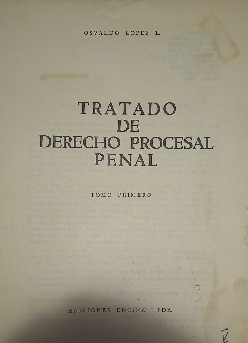 Tratado de  Derecho Procesal Penal Chileno - Imagen 5