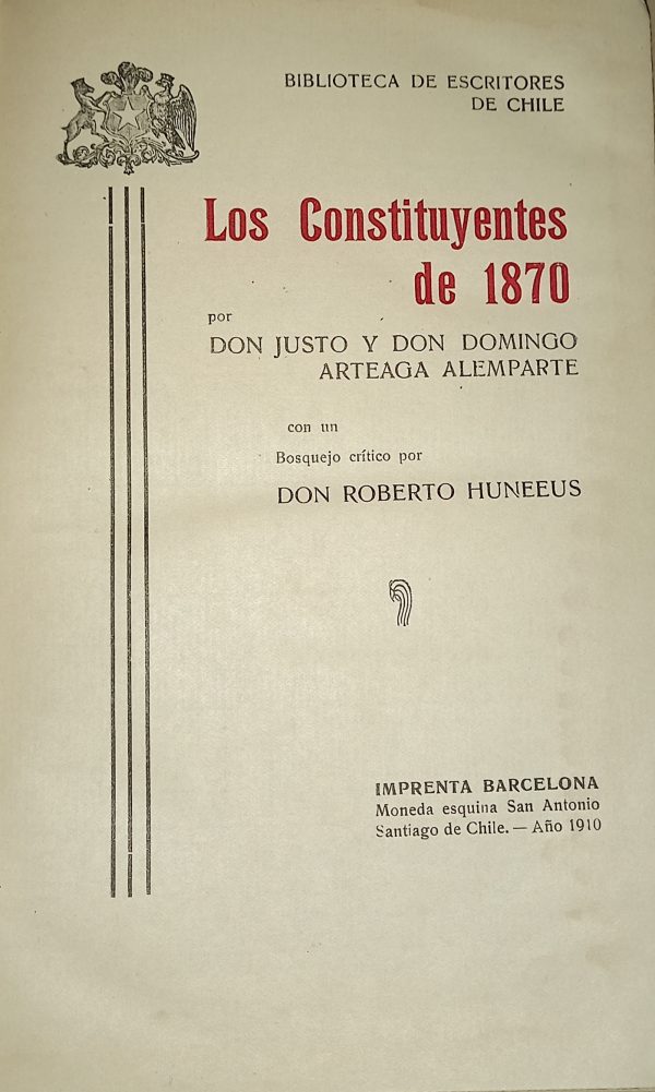 Los Constituyentes de 1870