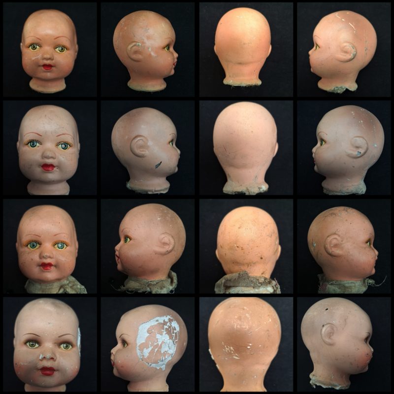 6 CABEZAS DE MUÑECAS - Imagen 2